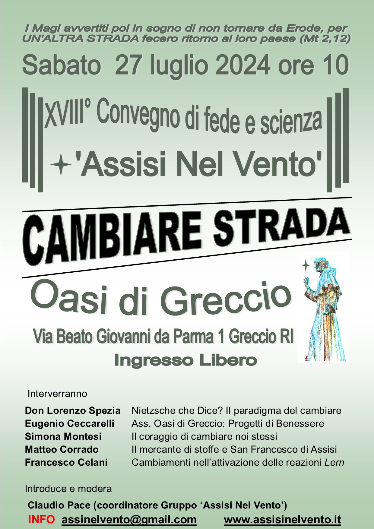 Diciottesimo Convegno Assisi nel Vento