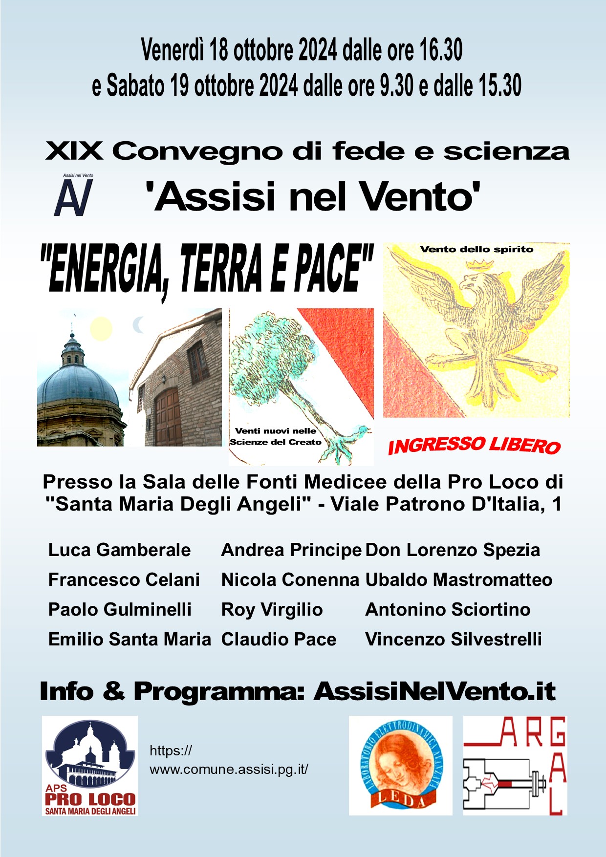 Diciannovesimo convegno Assisi nel Vento